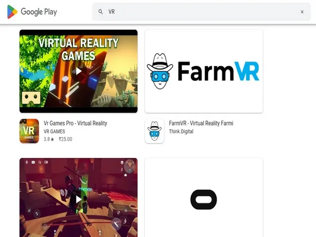 Google Play Store VR