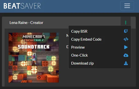 Download BeatSaver Tracks