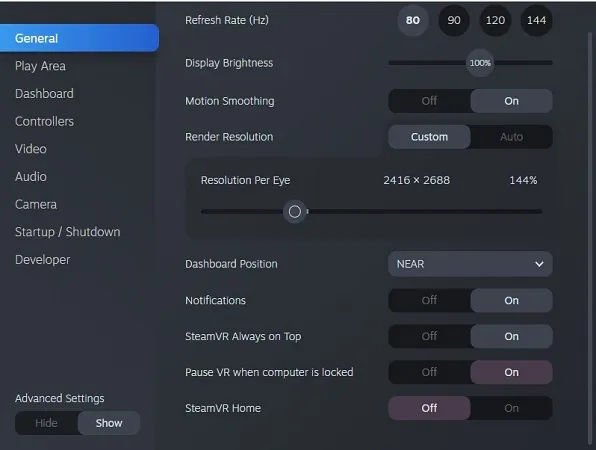 Optimize PC for SteamVR Games