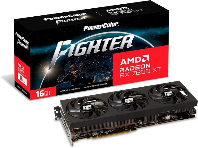 PowerColor Fighter AMD Radeon RX 7800 XT Graphics Card