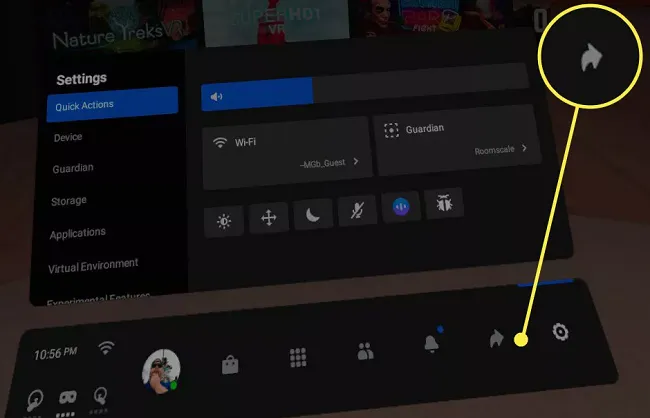 Share Icon on Meta Quest 2